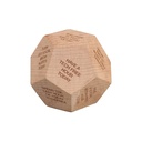 ORLI - eco-neutral 12 sided wooden dice