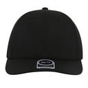 Santhome 6 Panel Spandex Cap - Black