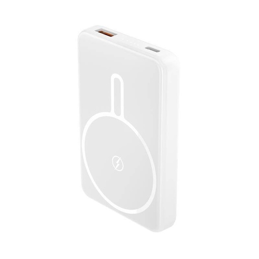 Tarrenz - Giftology 5000 mAh PowerBank with Wireless Charger - White