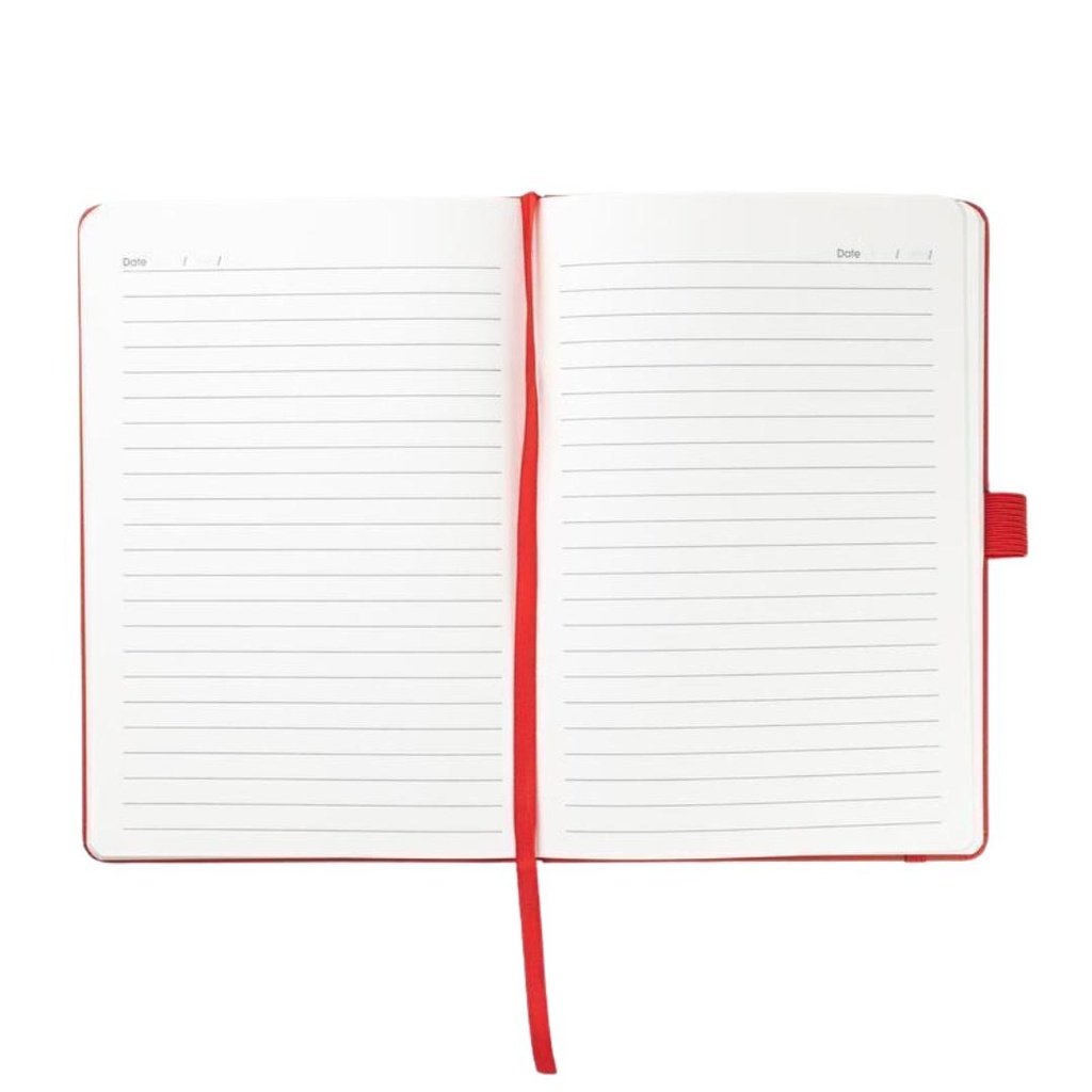 JURSI - Giftology A5 PU Notebook with Pen Loop - Red