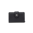 FLORINA - RFID PU Slim Cardholder Wallet - Black