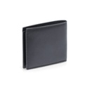 KEMI - Men's Compact Bifold PU Wallet - Black