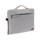 SALCEA - Santhome® 15" Laptop Sleeve - Grey/Tan