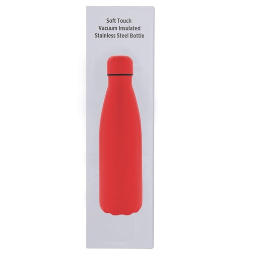 GRODNO - Soft Touch Insulated Water Bottle - Red