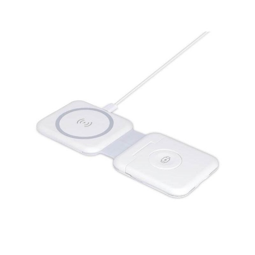 TURIN - @memorii Foldable Wireless Charger and Multicable Set - White