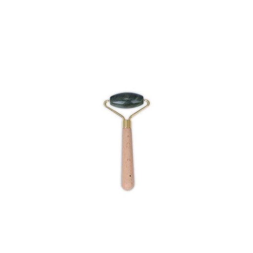 LUNA - Set of Jade Face Roller, Guasha and Mirror 