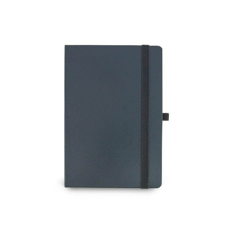  CROSS HARDCOVER A5 NOTEBOOK + PEN + LEATHER CARD HOLDER  - NAVY BLUE