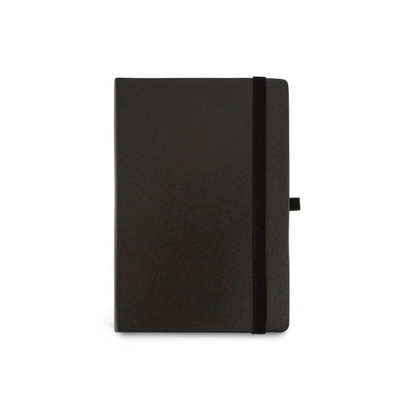 CROSS HARDCOVER A5 NOTEBOOK + PEN + BI-FOLD WALLET WITH 4 CARD SLOTS + COIN POCKET - BLACK