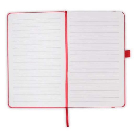 BARON - Santhome Expanded A5 Hard Cover Notebook - Red
