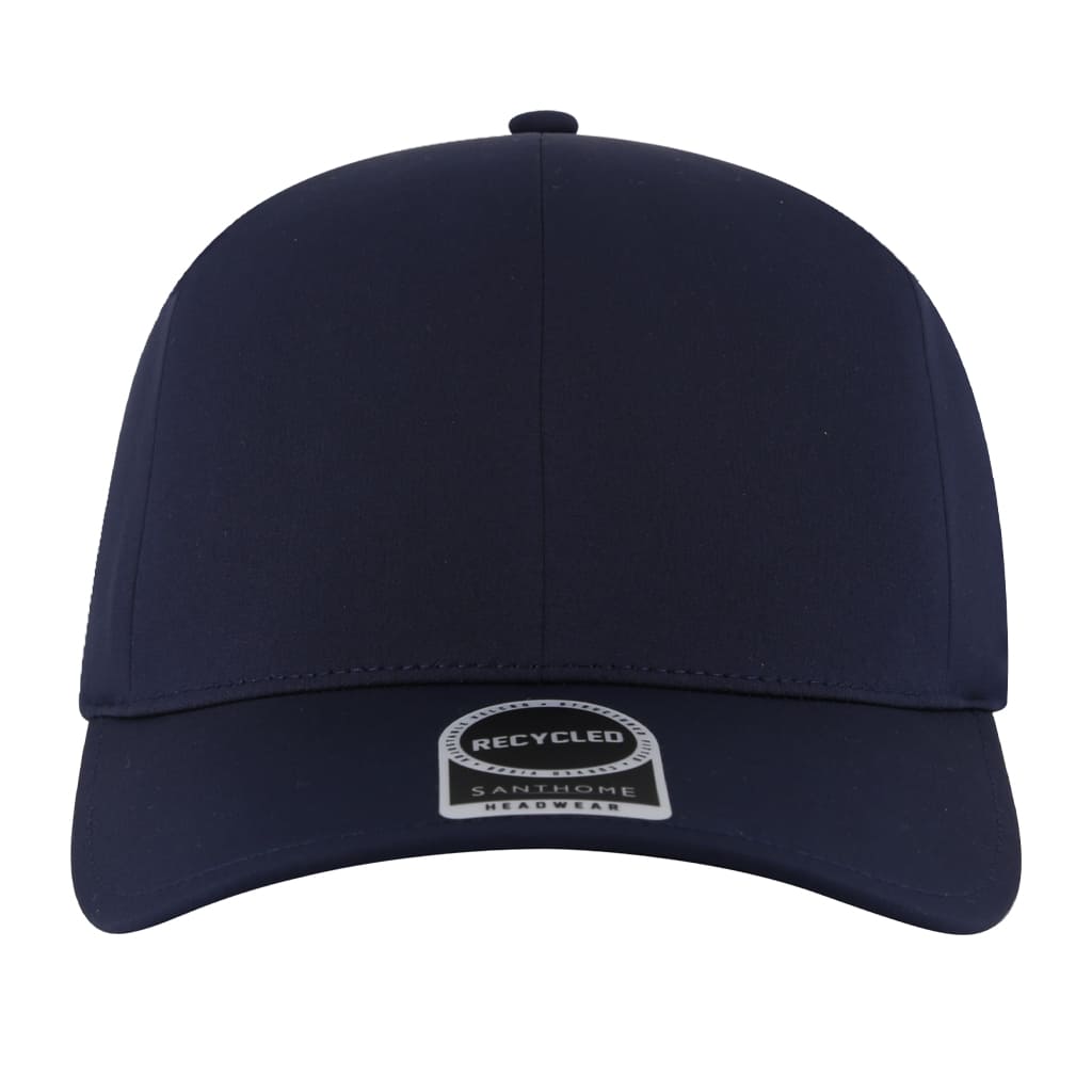 Peak - Santhome Seamless 6 - Panel Cap - Navy Blue