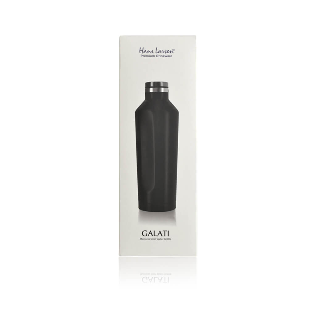 GALATI - Hans Larsen Double Wall Stainless Steel Water Bottle - White