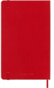 Moleskine Classic Large Ruled Hard Cover Notebook - Scarlet Red