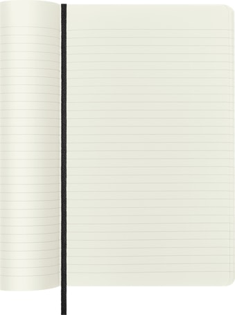 Moleskine Classic XL Ruled Soft Cover Notebook - Black