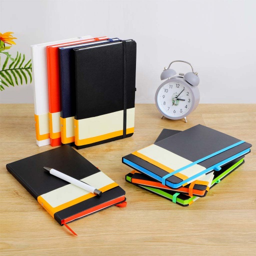 BUKH - SANTHOME A5 Hardcover Ruled Notebook Black