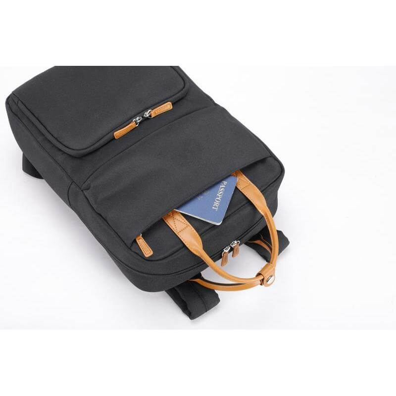 MAINZ - (15.6") RPET Laptop Backpack Bag - Black