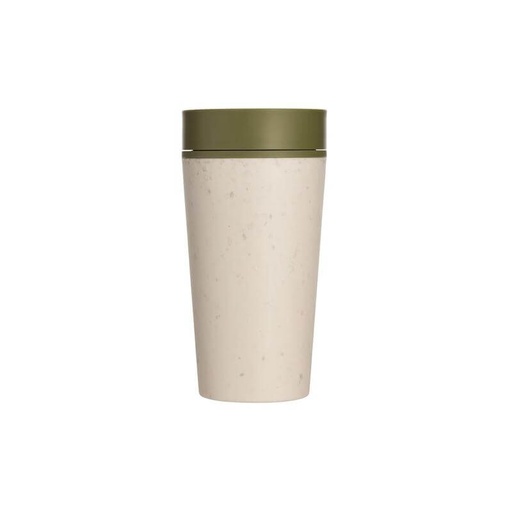 Circular Cup 12oz Cream & Honest Green