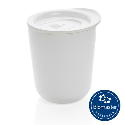 CELLE - Classic Coffee Tumbler - White (anti-microbial)