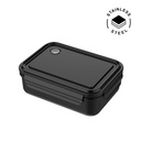 BERGEN - Hans Larsen Stainless Steel Lunch Box - 800ml - Black