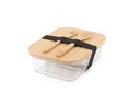 CORNETO - Hans Larsen Glass Lunch Box with Bamboo Cutlery