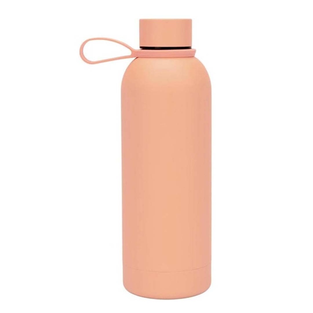 CADIZ - Giftology Double Wall Stainless Steel Bottle 500ml - Peach Pink