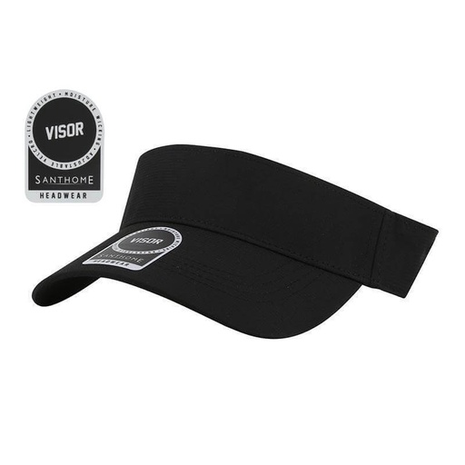 [HWSN 4008] APEX - Santhome® Visor Cap - Black