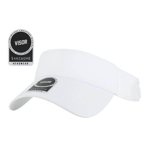 [HWSN 4009] APEX - Santhome® Visor Cap - White