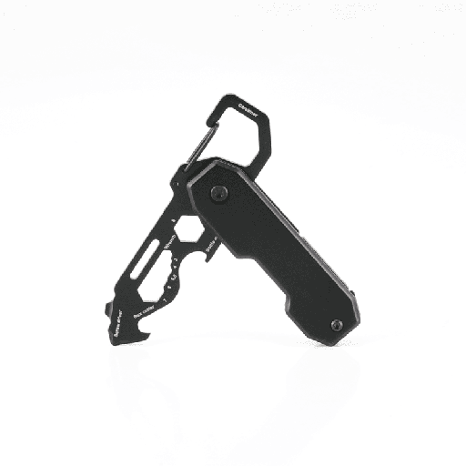[MTSN 9200] Santhome EDC Foldable Keytool and Parcel Cutter - Black