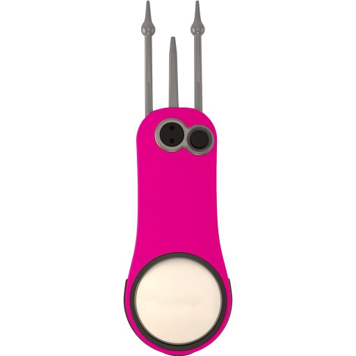 [GAPF 571] Pitchfix Fusion 2.5 Pin - Golf Divot Tool - Pink